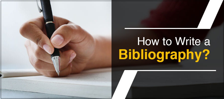 How to write a bibliography